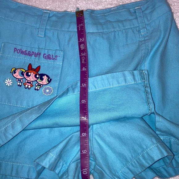 Vintage 90’s Cartoon Network powerpuff girls medium 6/7 light blue skort - Picture 7 of 7